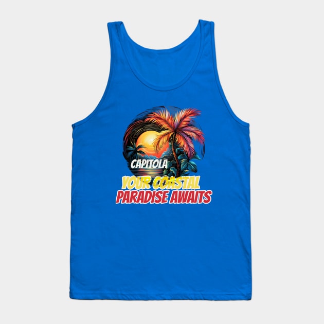 Capitola Tank Top by BukovskyART